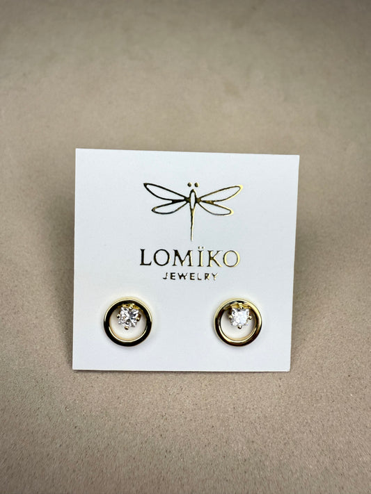 KPE0008A - Pendientes Luz Princesa 9k