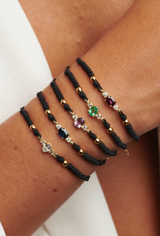 KPU0005A - Pulsera Alma Vertical 9k