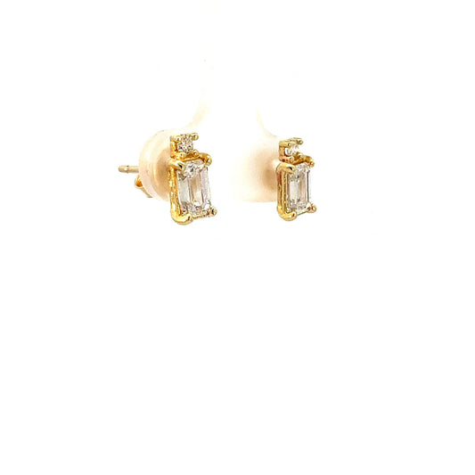 KPE0009A - Pendientes Silka Diamante 9k