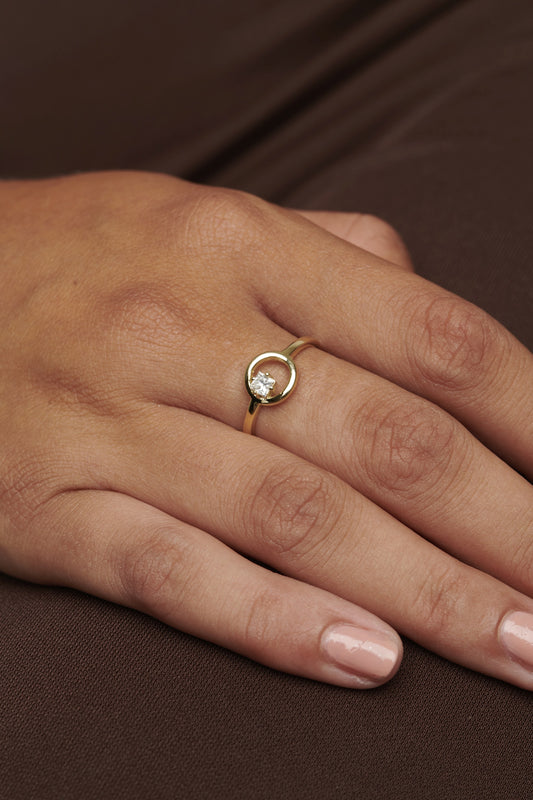 KAN0008A - Anillo Luz Princesa 9k