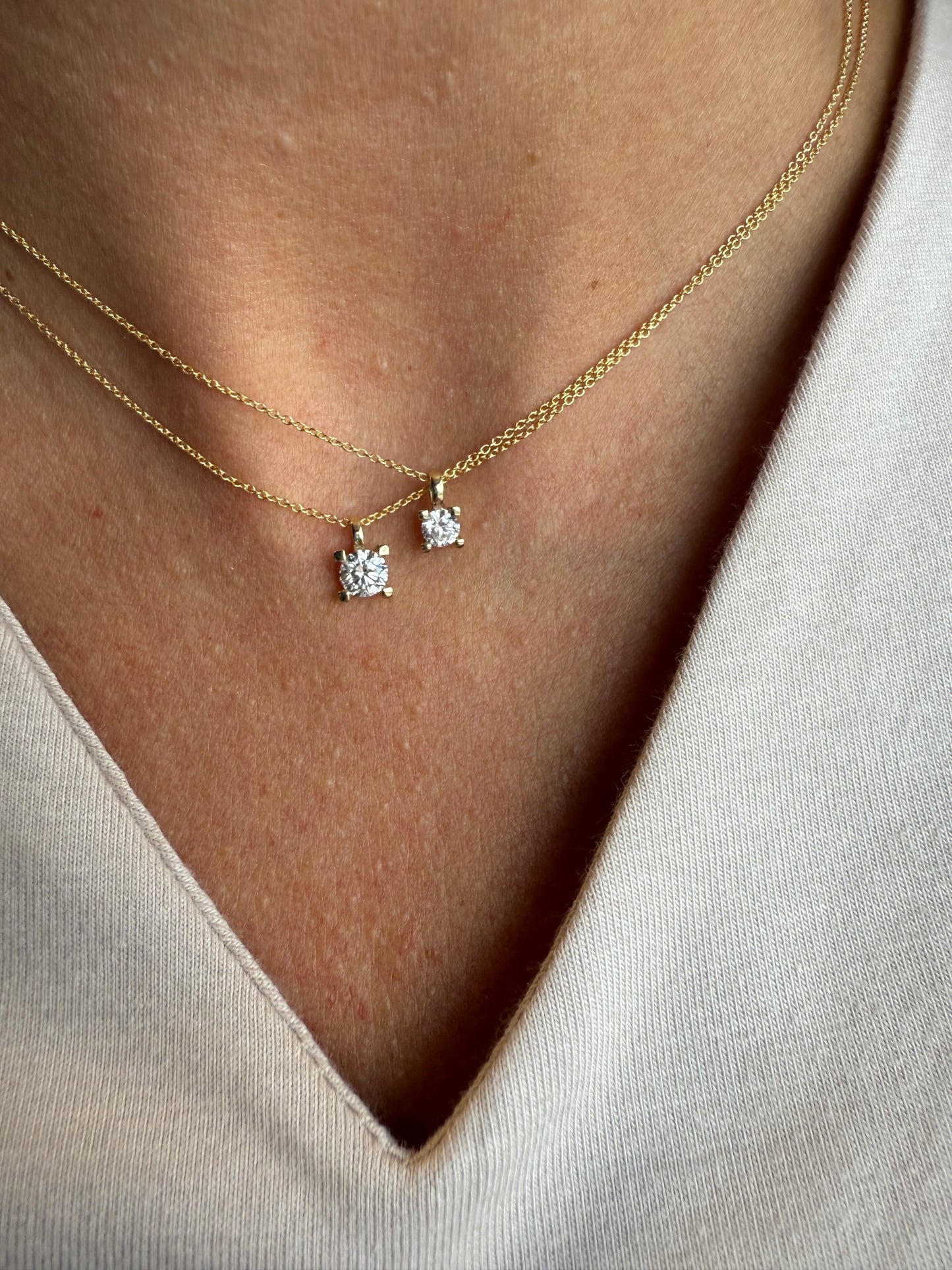 KCO0014A - Collar Minimal 5mm 9k (0.50ct)