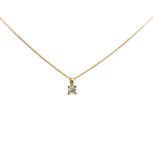 KCO0013A - Collar Minimal 4mm 9k (0.26ct)
