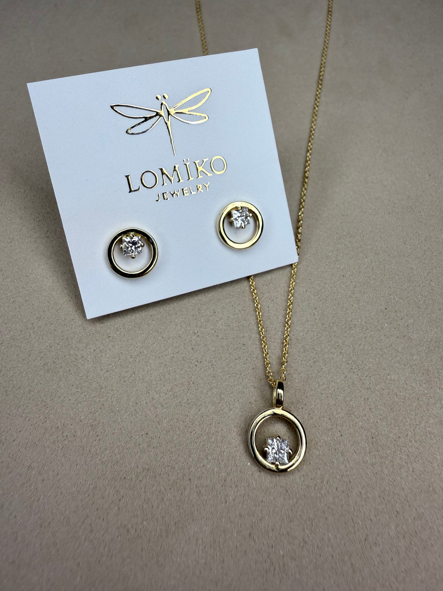 KPE0008A - Pendientes Luz Princesa 9k