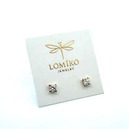 KPE0012A - Pendientes Minimal 3mm 9k