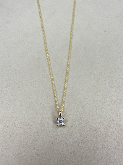 KCO0013A - Collar Minimal 4mm 9k (0.26ct)