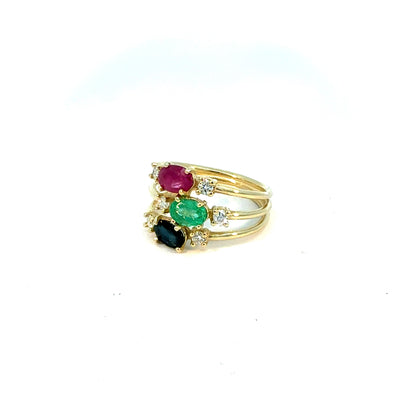 KAN0029A - Anillo Tri-Color 9k