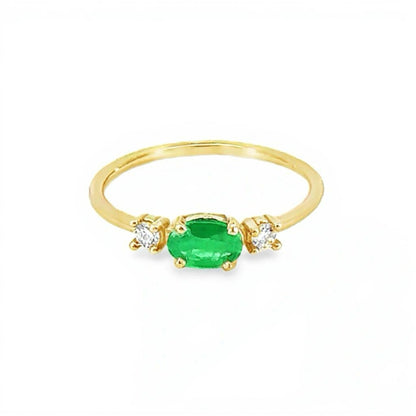 KAN0005A - Anillo Alma Vertical 9k