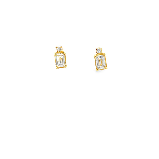 KPE0009A - Pendientes Silka Diamante 9k