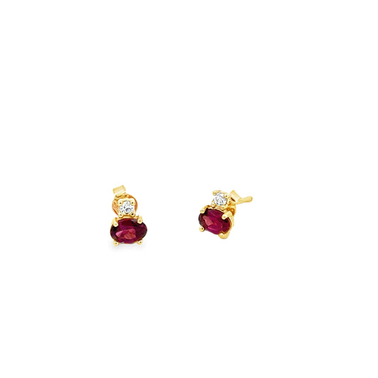 KPE0004A - Pendientes Alma Horizontal 9k