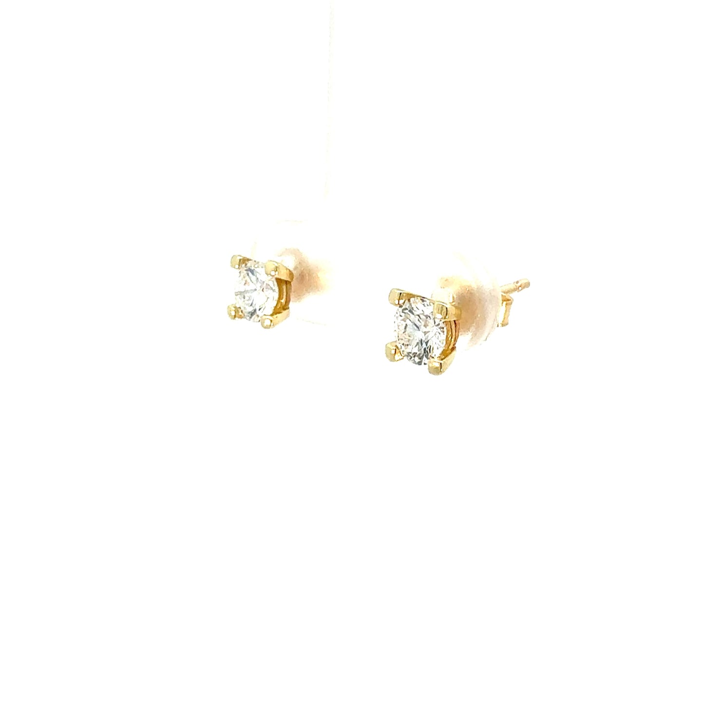 KPE0014A - Pendientes Minimal 5mm 9k (0.50ct)