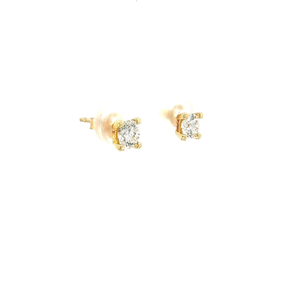KPE0014A - Pendientes Minimal 5mm 9k (0.50ct)