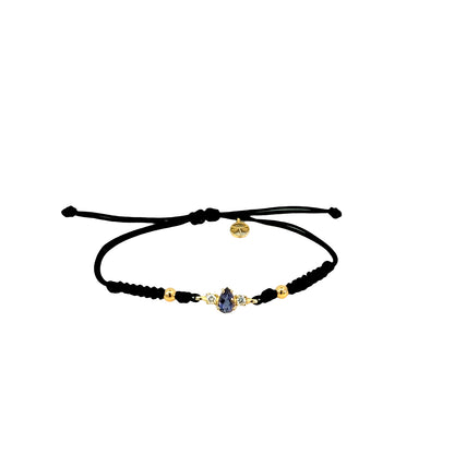 KPU0021A - Pulsera Lágrima Diamante 9k