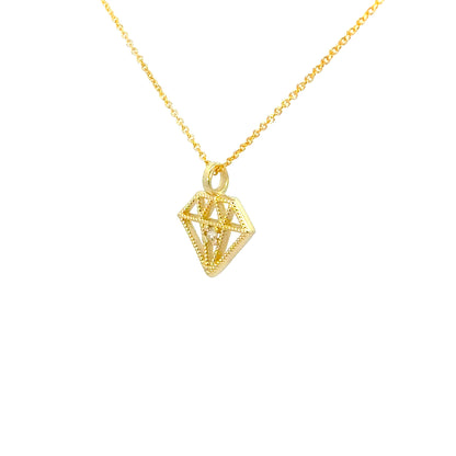 KCO0018A - Collar Diamond 9k