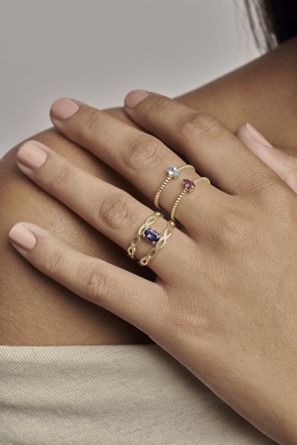 KAN0028A - Anillo Doble Trenzado 9k