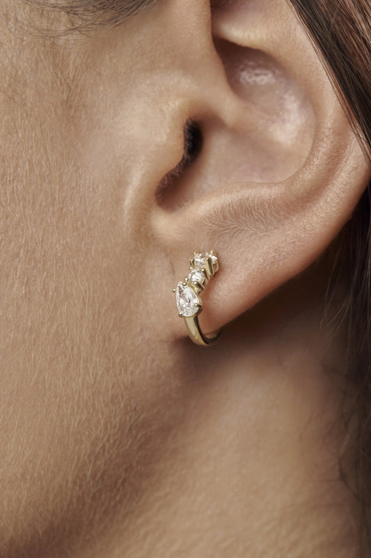 KPE0001A - Pendientes Kaos 9k