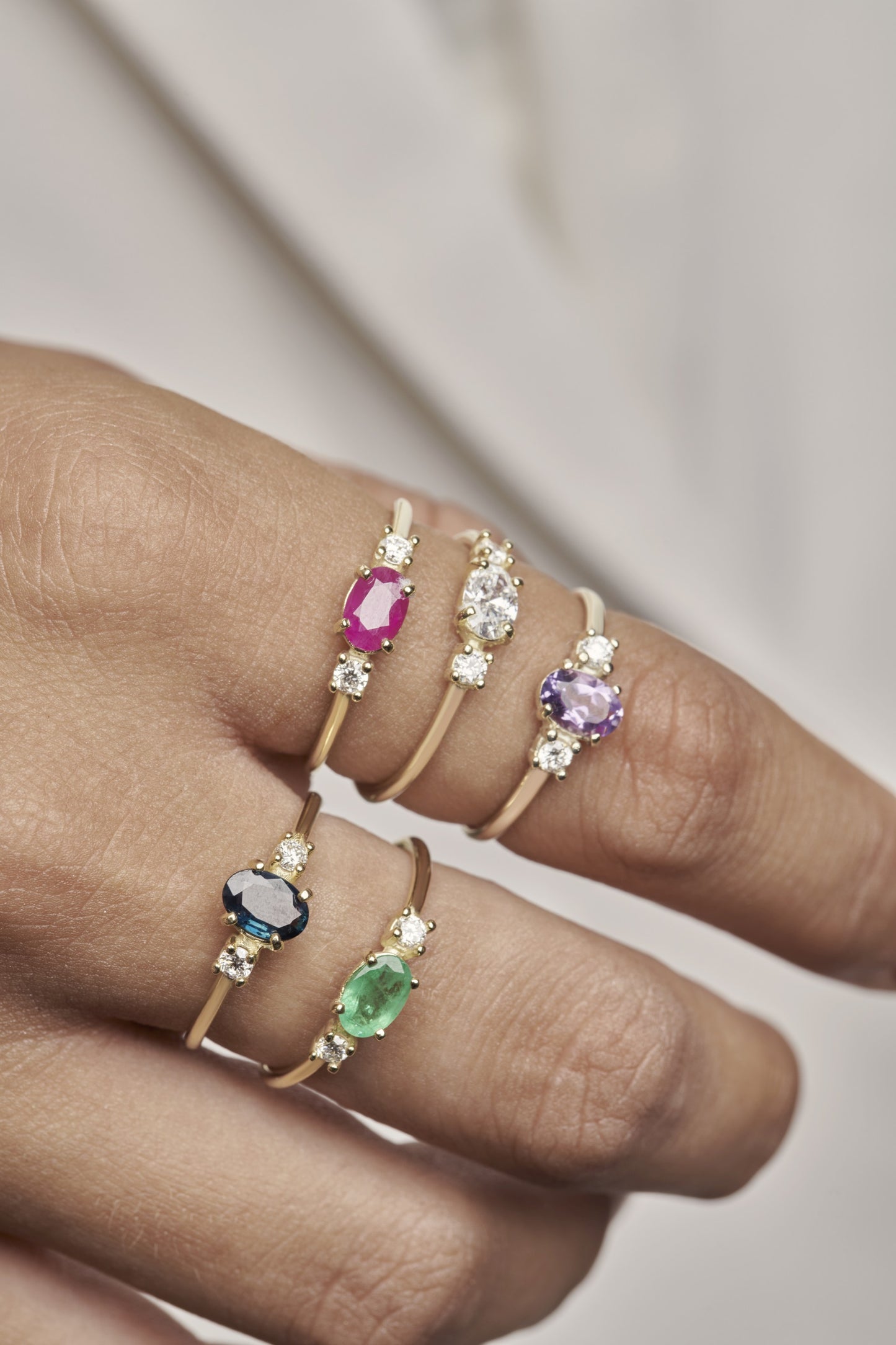 KAN0005A - Anillo Alma Vertical 9k