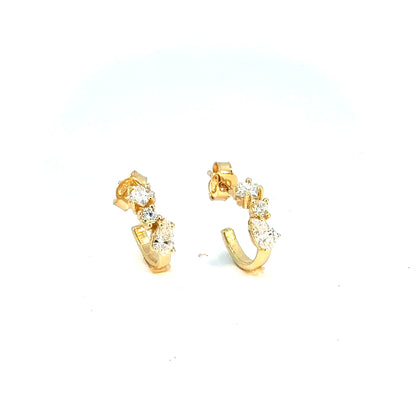 KPE0001A - Pendientes Kaos 9k