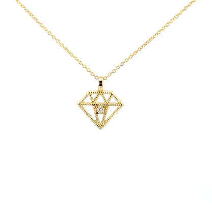 KCO0018A - Collar Diamond 9k